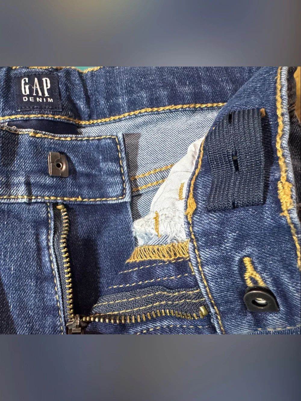 GAP Kids Dark Blue Straight Jeans Size 6
